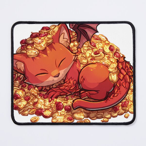 Item preview, Smaug Dragon Cat Gold designed and sold by pumsquare.
