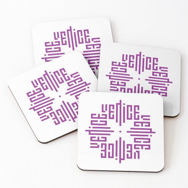 Item preview, VENICE | Purple  | Modern Geometric Kufi Calligraphy | From Name to Art   designed and sold by FOR YOUR NAME.