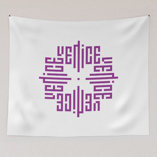 Item preview, VENICE | Purple  | Modern Geometric Kufi Calligraphy | From Name to Art   designed and sold by FOR YOUR NAME.