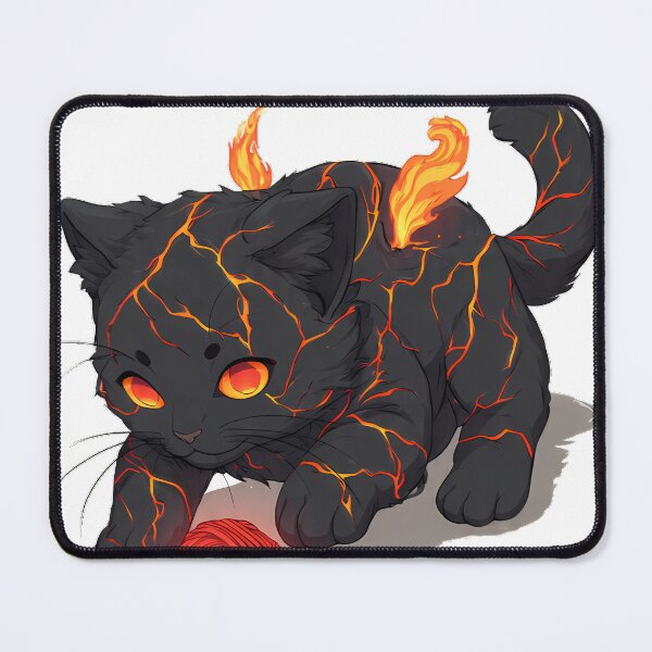 Item preview, Balrog Fire Whip Cat designed and sold by pumsquare.