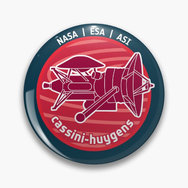 Item preview, Cassini-Huygens ESA Mission Patch – Saturn Space Exploration Design designed and sold by MeetinSpace.