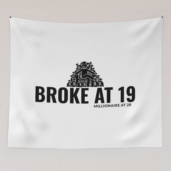 Item preview, Broke at 19, Millionaire at 28 - Mindset designed and sold by Positive Mindzet!.