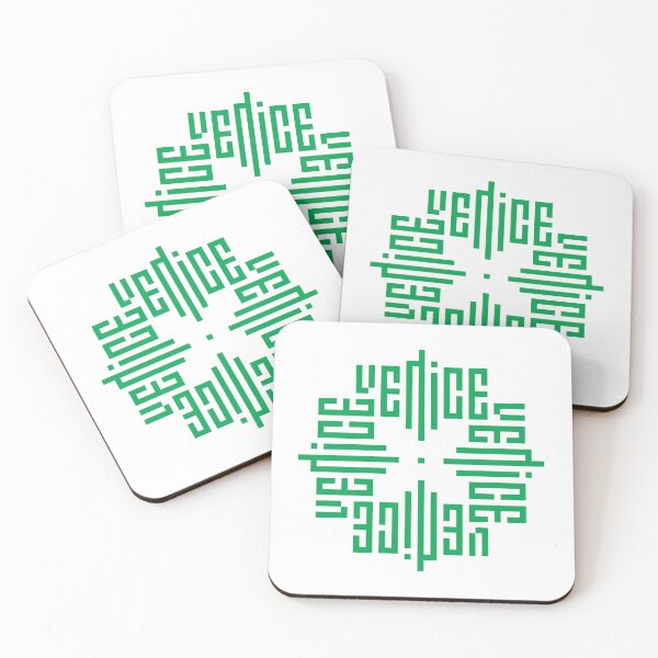 Item preview, VENICE | Green  | Modern Geometric Kufi Calligraphy | From Name to Art   designed and sold by FOR YOUR NAME.