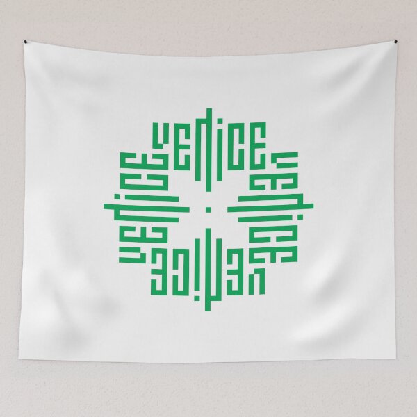 Item preview, VENICE | Green  | Modern Geometric Kufi Calligraphy | From Name to Art   designed and sold by FOR YOUR NAME.