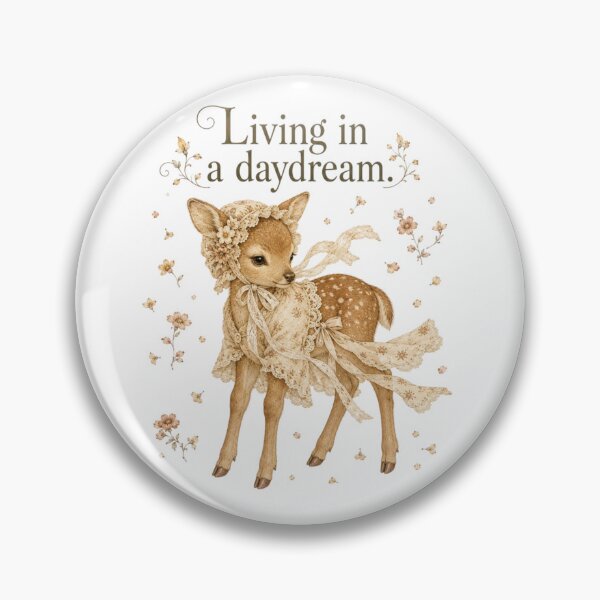Item preview, Living In A Daydream Coquette Fawn Soft Meadow Aesthetic designed and sold by AQUILAKREO.