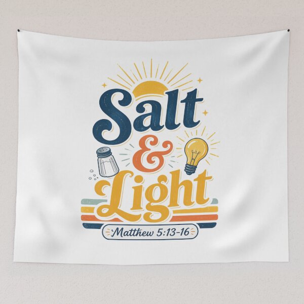 Item preview, Salt and light Matthew 5:13-16 designed and sold by ChristianLife.
