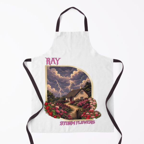 Item preview, RAY Storm Cottage | Cozy Cottage Garden Lightning Landscape Art designed and sold by RAYapparel.