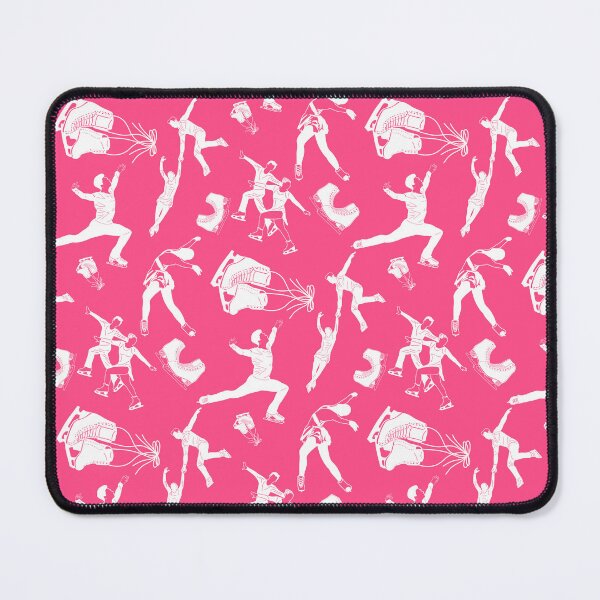Item preview, Figure Skaters Retro Pop Collection in Vibrant Pink designed and sold by Purposely Designed.