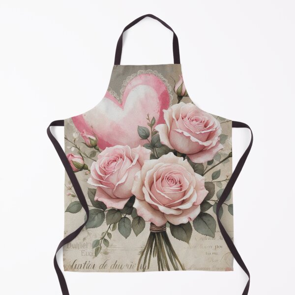Item preview, Soft pink roses floral bouquet vintage style designed and sold by olenapetol.