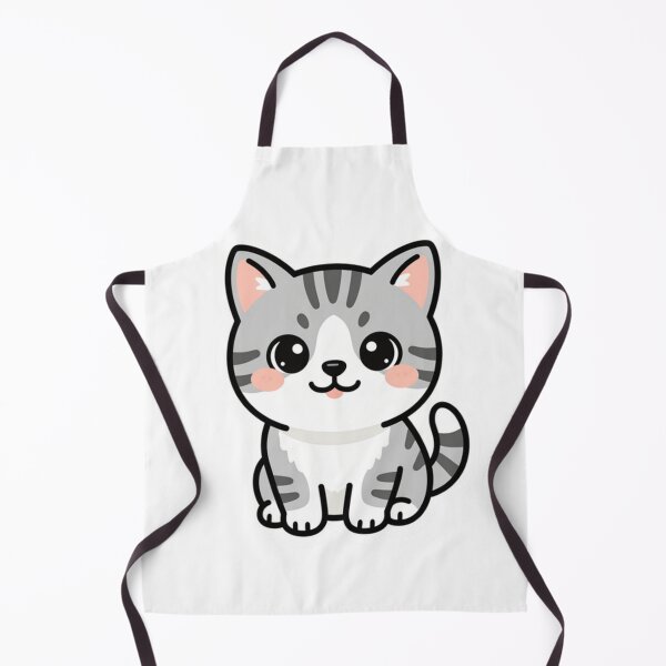 Item preview, Cute Cartoon Kitten Watercolor Cat Art designed and sold by anime355.