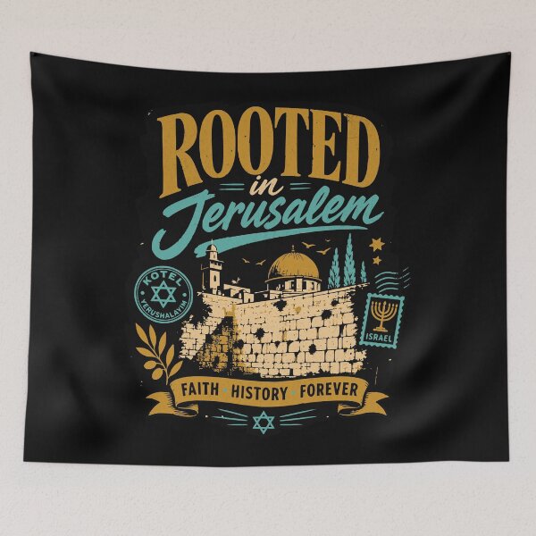 Item preview, Rooted in Jerusalem - Retro 90s Travel designed and sold by Amber Dove Studio.