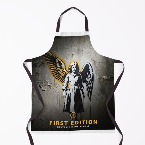 Item preview, Guardian Angel Graffiti Stencil Street Art designed and sold by HMP-Clothing.