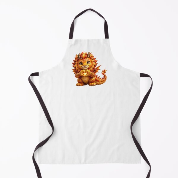 Item preview, Solarheart the Leo Dragon: Flame of Joy designed and sold by BlissBlvdShop.