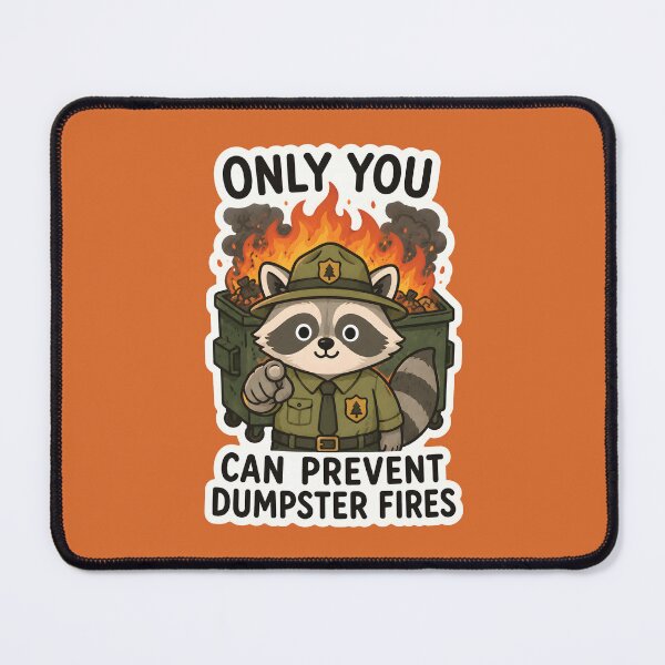 Item preview, Only You Can Prevent Dumpster Fires designed and sold by thecatcouch.