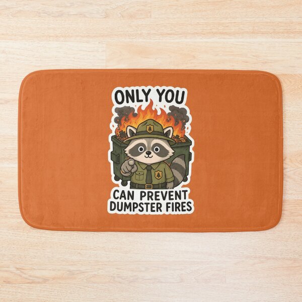 Item preview, Only You Can Prevent Dumpster Fires designed and sold by thecatcouch.