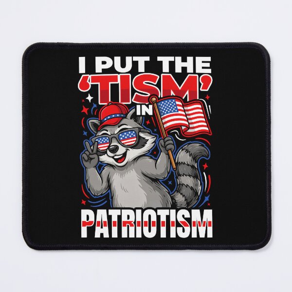 Item preview, I Put The Tism in Patriotism Athletic Eagle designed and sold by Millsoft.