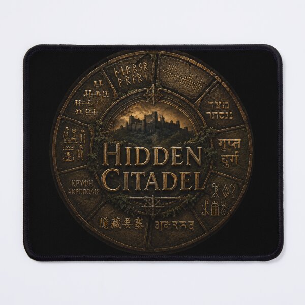 Item preview, Hidden Citadel Round Logo designed and sold by HiddenCitadel.