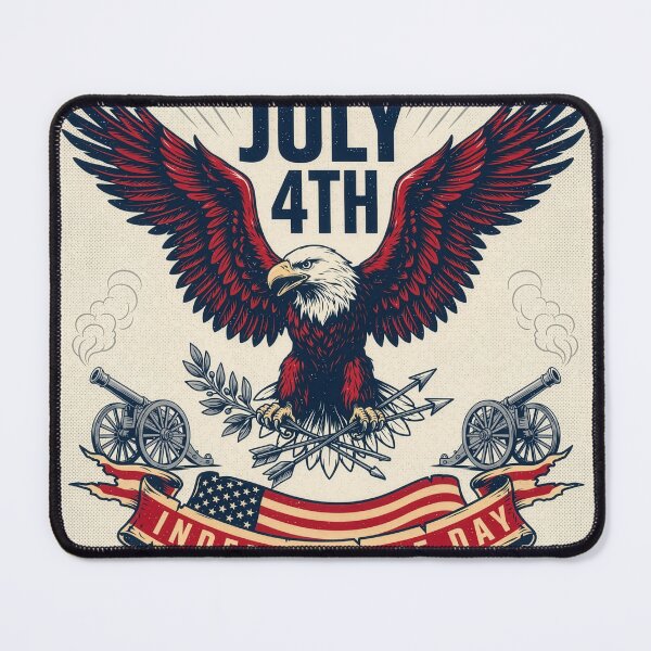 Item preview, Land of the Free Home of the Brave July 4th designed and sold by MiloszLitwin.