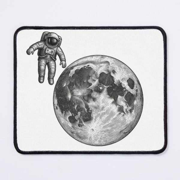 Item preview, Astronaut and Moon Illustration - Noah Kahan Inspired designed and sold by secondcityshore.