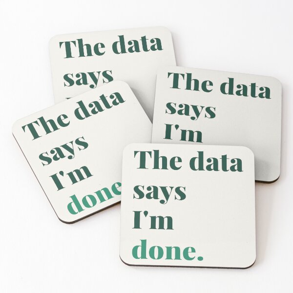 Item preview, The Data Says I’m Done School Psychologist designed and sold by 2SDFromFine.