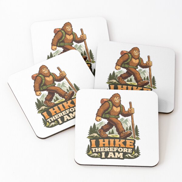 Item preview, Bigfoot I Hike Therefore I Am designed and sold by Print Loft.