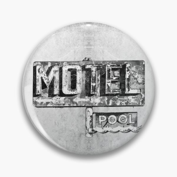 Item preview, Weathered Route 66 Motel Pool Sign Dark Americana Decay designed and sold by Ghoul Enterprises.