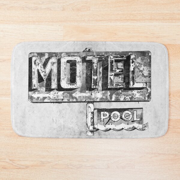 Item preview, Weathered Route 66 Motel Pool Sign Dark Americana Decay designed and sold by Ghoul Enterprises.