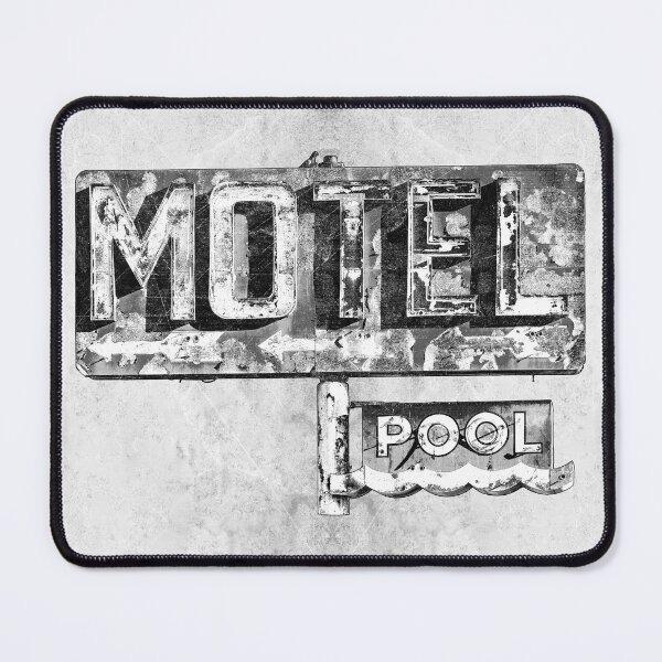 Item preview, Weathered Route 66 Motel Pool Sign Dark Americana Decay designed and sold by Ghoul Enterprises.