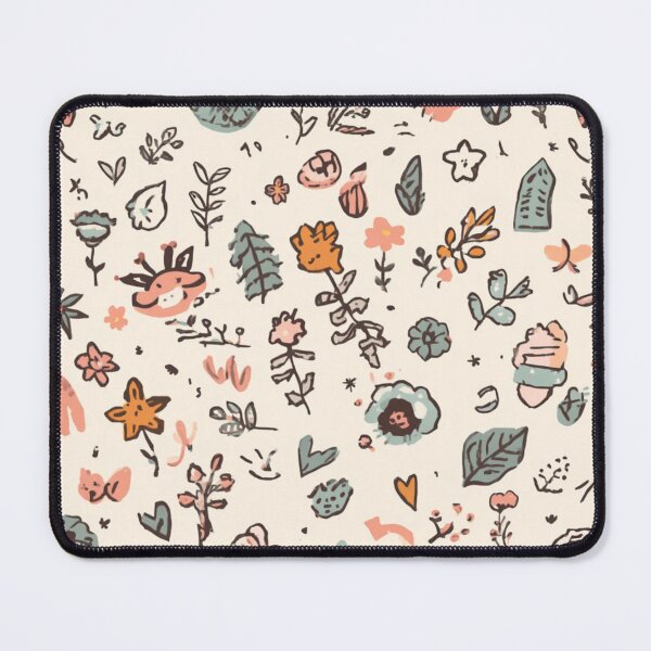 Item preview, Minimal Botanical Doodle Pattern – Delicate Wildflower Sketch Design designed and sold by My Gluten Free Life UK.