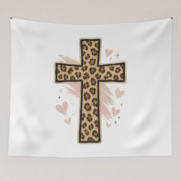 Item preview, Cross - Animal Print designed and sold by ChristianLife.