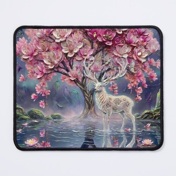 Item preview, Concentric REflection of the Mystical Stag designed and sold by MByunArt.