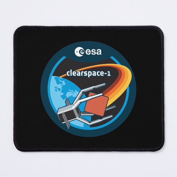 Item preview, ClearSpace-1 ESA Mission Patch – Space Debris Removal Design designed and sold by MeetinSpace.