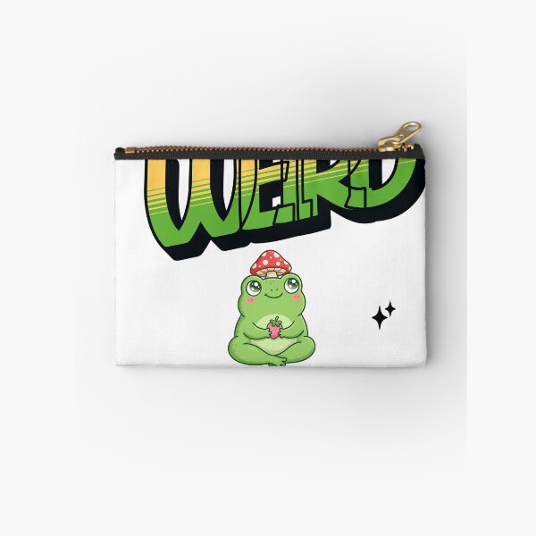 Item preview, Stay Weird Frog — Cute Kawaii frog with mushroom hat for outsiders designed and sold by BoosterShop.