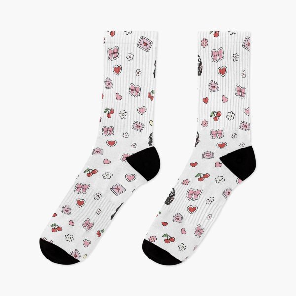 Item preview, Cute Horror Coquette Woodsboro Seamless Pattern | Pink Halloween Spooky Aesthetic Digital Background designed and sold by jenelectra.