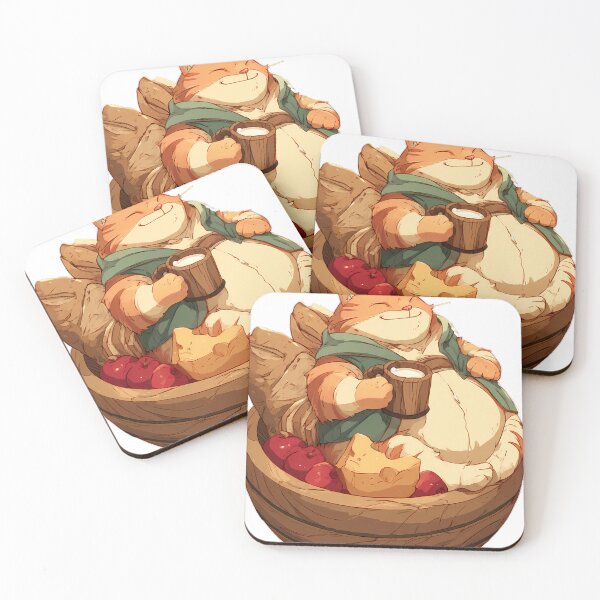 Item preview, Hobbit Feast Foodie Cat designed and sold by pumsquare.