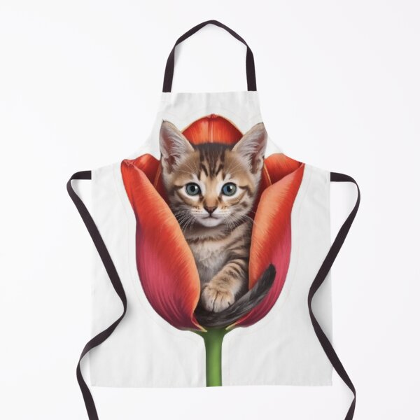 Item preview, Tulip Kitty Kawaii Sticker designed and sold by Stylestickers55.