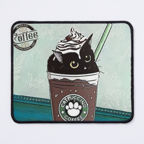 Item preview, Catpuccino Coffee Poster designed and sold by Arnulfo R  Davis.