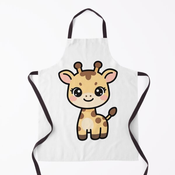 Item preview, Cute Cartoon Giraffe Watercolor Animal Art designed and sold by anime355.