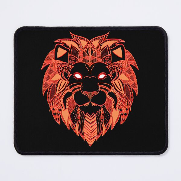 Item preview, Tribal Mandala Lion Head Artwork designed and sold by StyleBloomes.