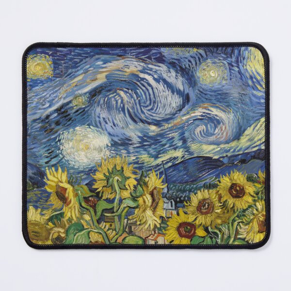 Item preview, Sunflowers and stars a Van Gogh Ode for Life  designed and sold by emilypigou.