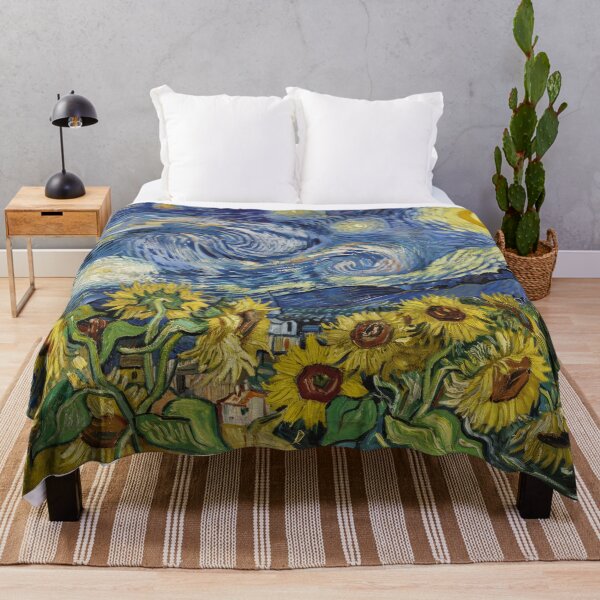 Item preview, Sunflowers and stars a Van Gogh Ode for Life designed and sold by emilypigou.