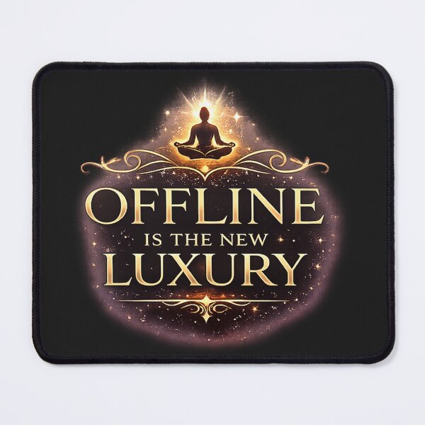 Item preview, Offline Is The New Luxury – Mindful Living Premium Statement Design designed and sold by warlistop.