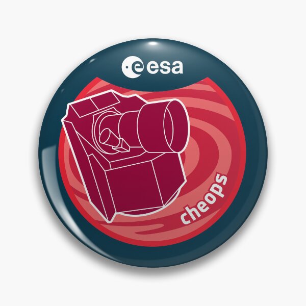 Item preview, CHEOPS ESA Mission Patch – Exoplanet Space Telescope Design designed and sold by MeetinSpace.