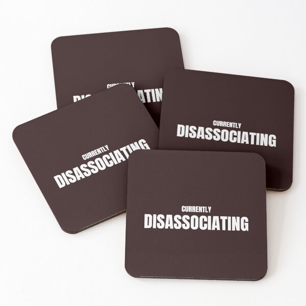 Item preview, Currently Disassociating – Funny Introvert & Mentally Checked Out Quote designed and sold by ArtPer-design.