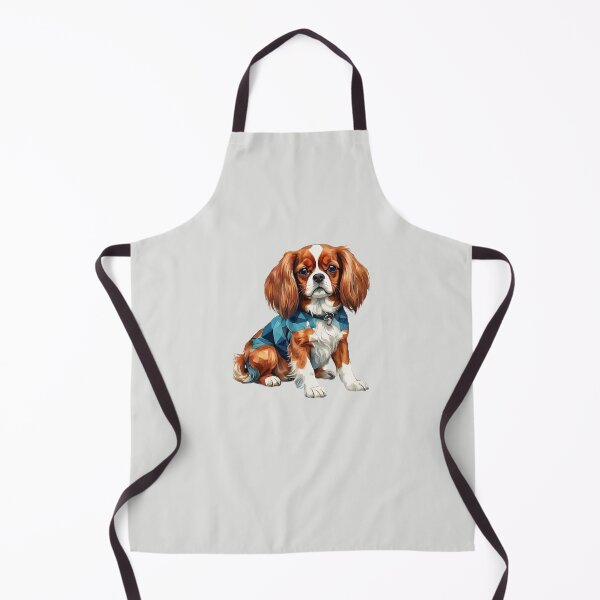 Item preview, Geometric Cavalier King Charles - Modern Pet Art designed and sold by Tklezardesigns.