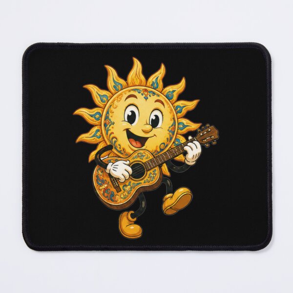Item preview, Espagne and the sun playing the guitar designed and sold by DamioPolArt.