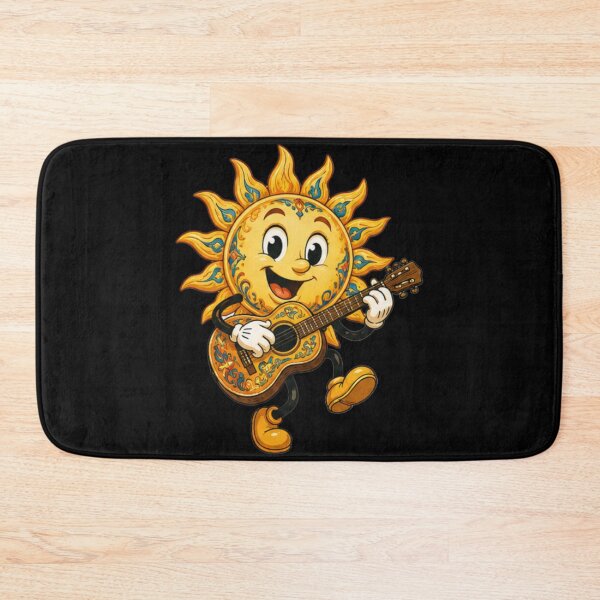 Item preview, Espagne and the sun playing the guitar designed and sold by DamioPolArt.