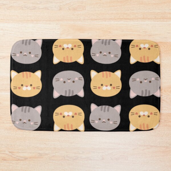 Item preview, Cute Kawaii Cat Faces Pattern designed and sold by Dreamy fantasy design.