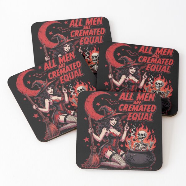 Item preview, All Men Are Cremated Equal Witch Design designed and sold by TshirtsOnline-.