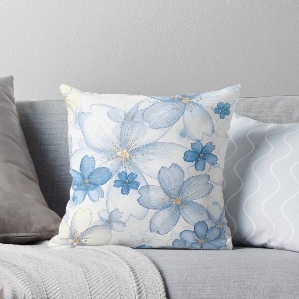 Item preview, Blue blossom illustration - floral design  designed and sold by Luv4tete.